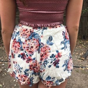 Floral Print Shorts